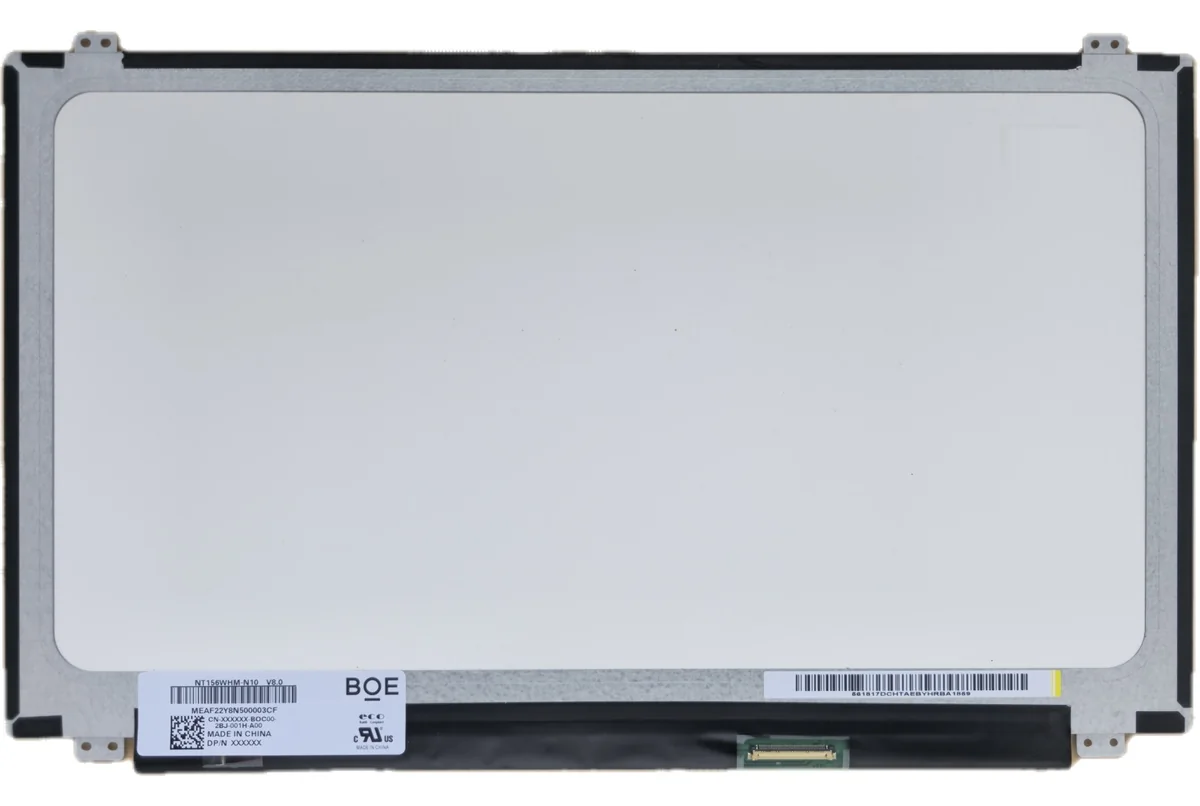 15.6" 40 Pin Slim HD LED Laptop Screen With Bottom Right Connector (Re